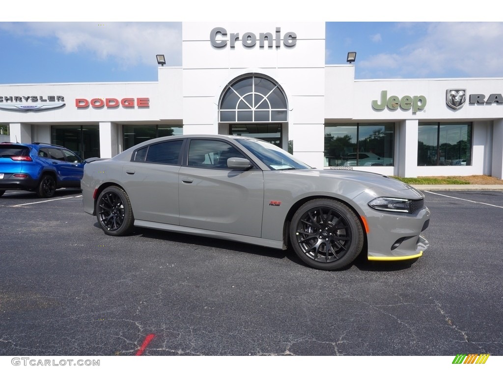 2017 Charger R/T Scat Pack - Destroyer Grey / Black photo #1