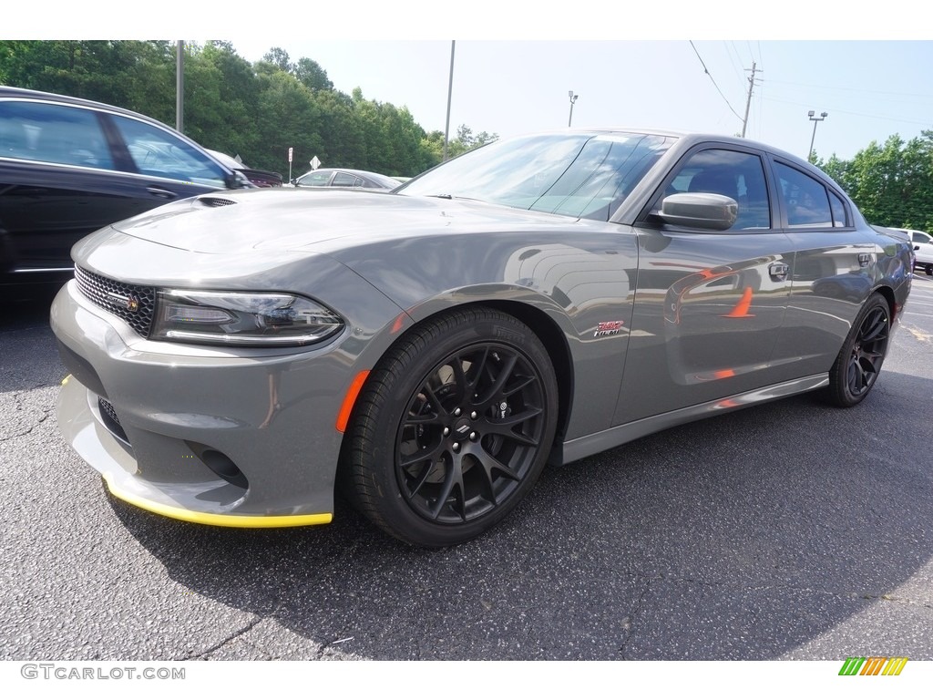 2017 Charger R/T Scat Pack - Destroyer Grey / Black photo #3
