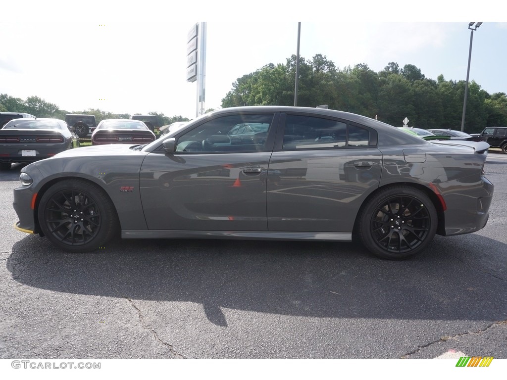 2017 Charger R/T Scat Pack - Destroyer Grey / Black photo #4