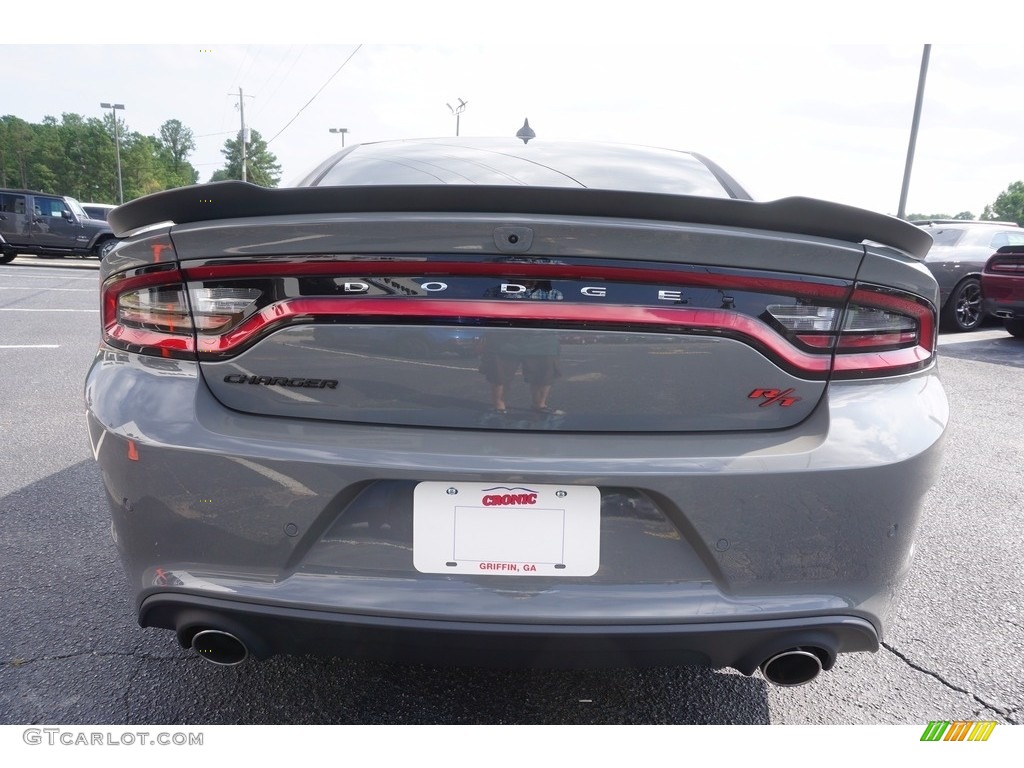 2017 Charger R/T Scat Pack - Destroyer Grey / Black photo #6