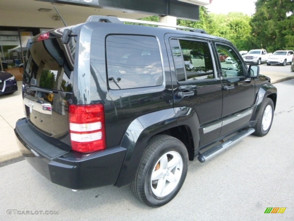 2010 Liberty Limited 4x4 - Deep Water Blue Pearl / Dark Slate Gray photo #2