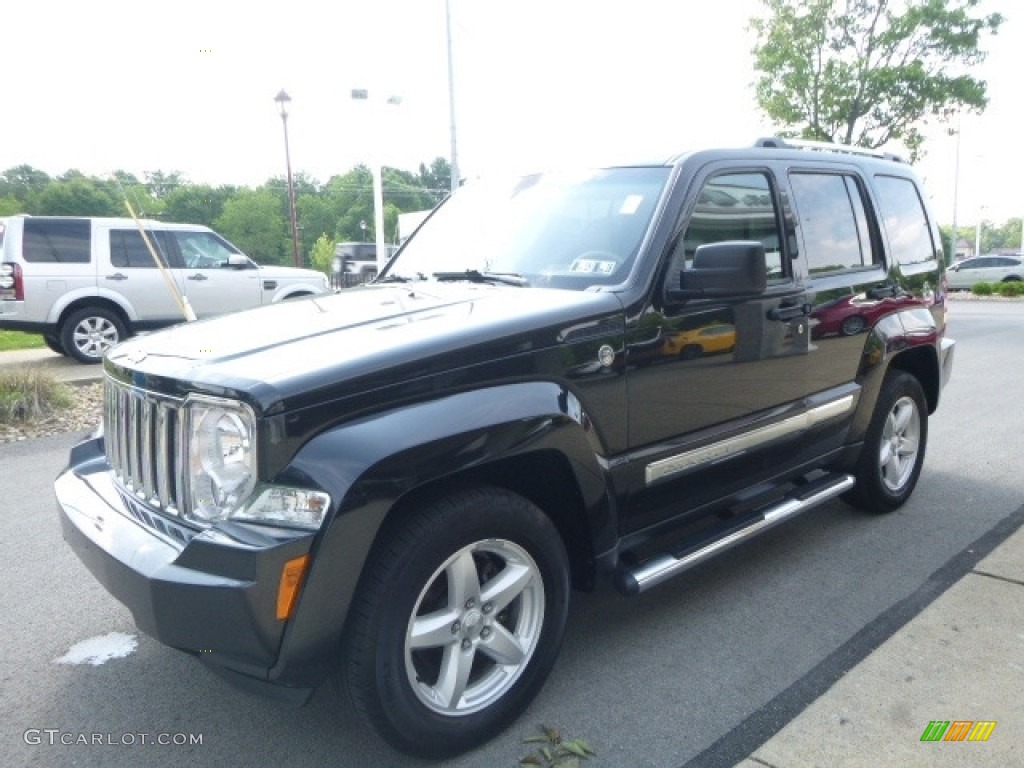 2010 Liberty Limited 4x4 - Deep Water Blue Pearl / Dark Slate Gray photo #5