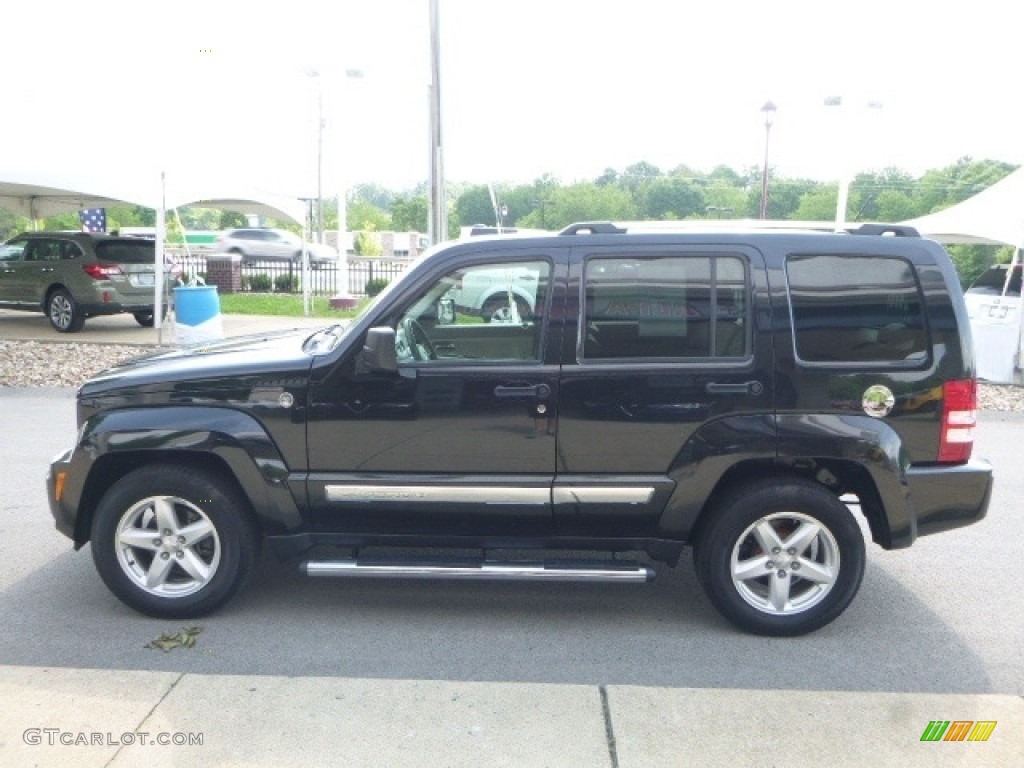 2010 Liberty Limited 4x4 - Deep Water Blue Pearl / Dark Slate Gray photo #6