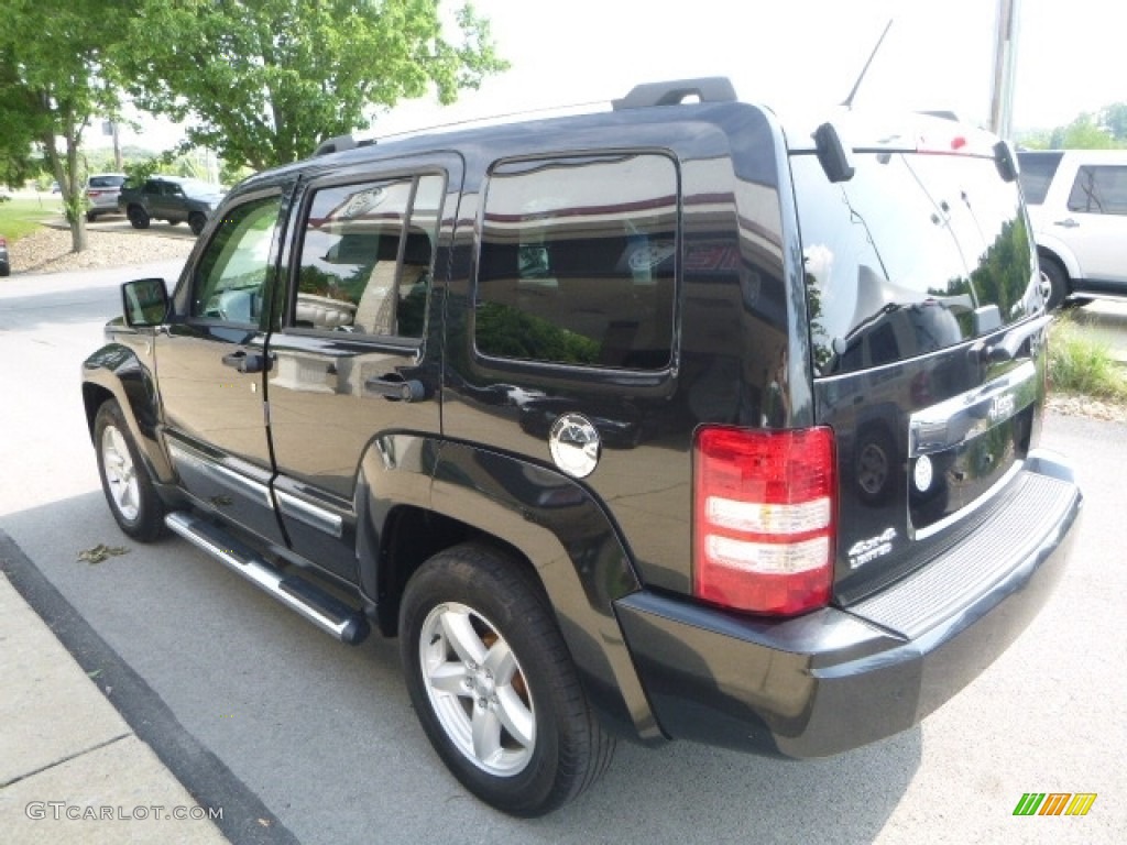 2010 Liberty Limited 4x4 - Deep Water Blue Pearl / Dark Slate Gray photo #7