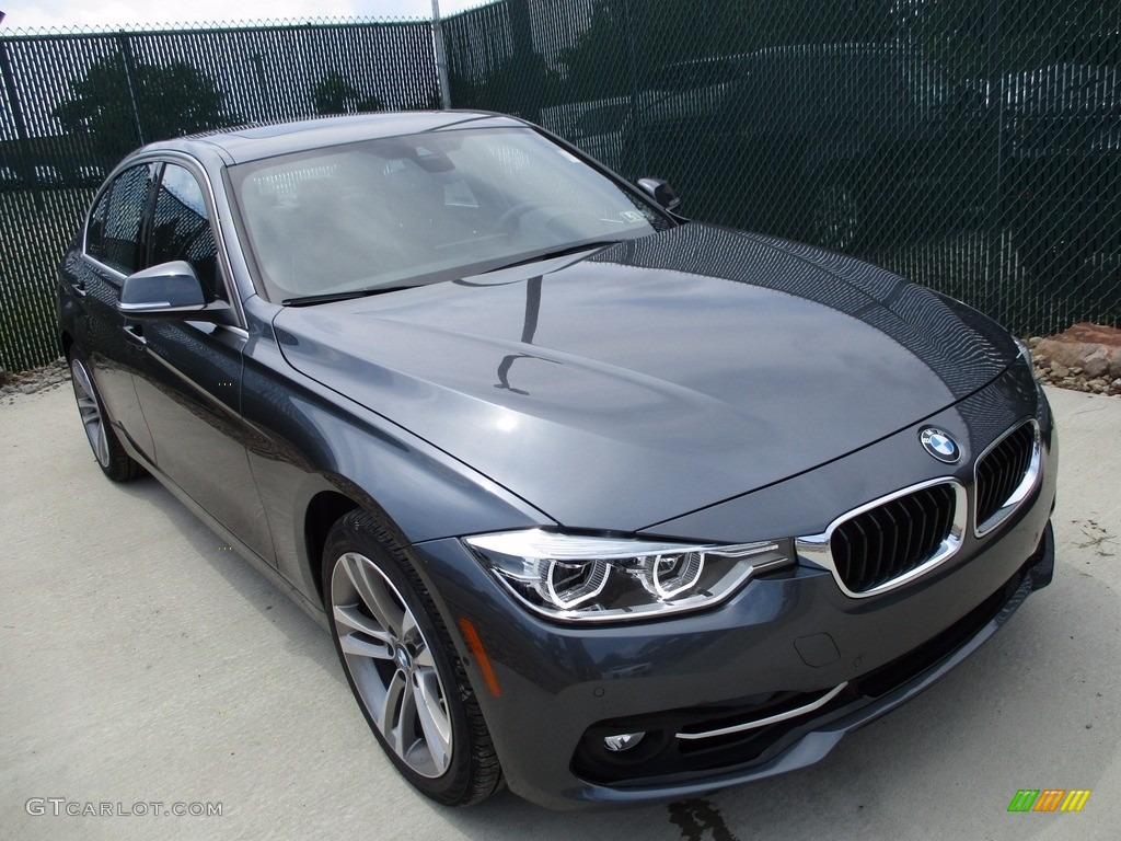 2017 3 Series 340i xDrive Sedan - Mineral Grey Metallic / Black photo #6