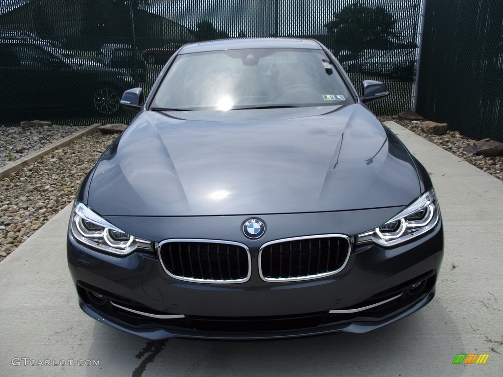 2017 3 Series 340i xDrive Sedan - Mineral Grey Metallic / Black photo #7