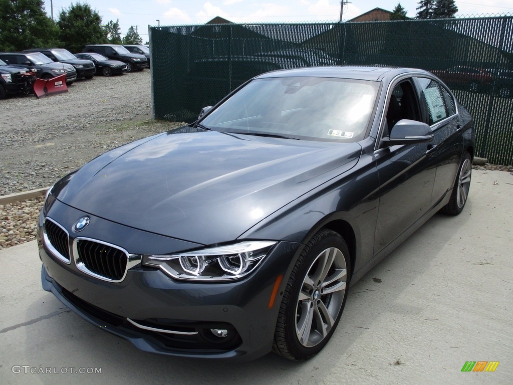 2017 3 Series 340i xDrive Sedan - Mineral Grey Metallic / Black photo #8