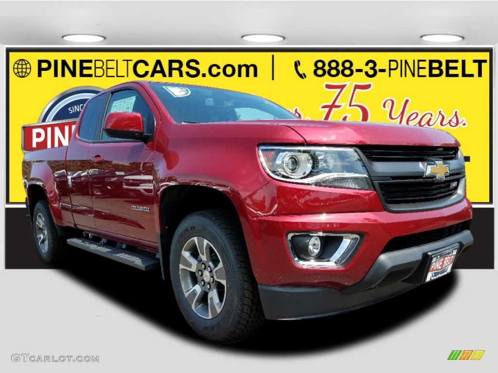 Cajun Red Tintcoat Chevrolet Colorado