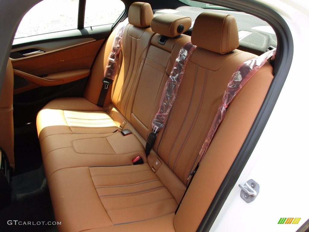 Cognac Interior 2018 BMW 5 Series M550i xDrive Sedan Photo #121065552