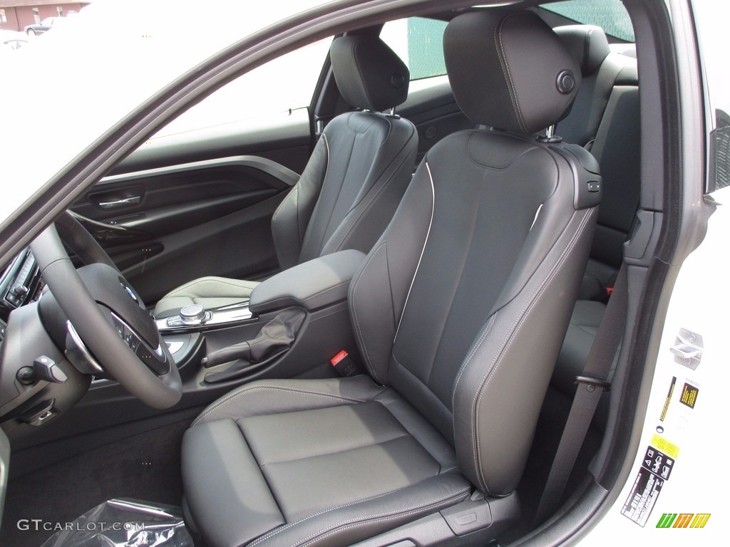 Black Interior 2018 BMW 4 Series 440i xDrive Coupe Photo #121066539