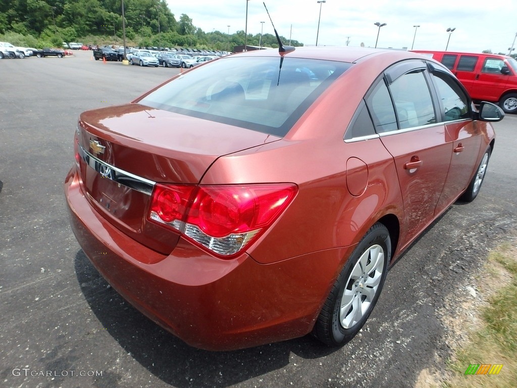 2012 Cruze LS - Autumn Red Metallic / Jet Black/Medium Titanium photo #4