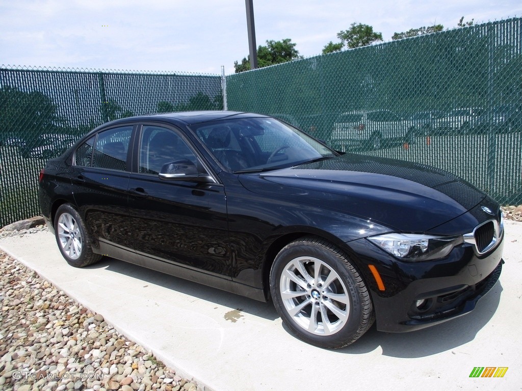 2017 3 Series 320i xDrive Sedan - Jet Black / Black photo #1