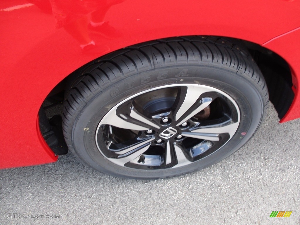 2014 Civic EX Coupe - Rallye Red / Gray photo #3