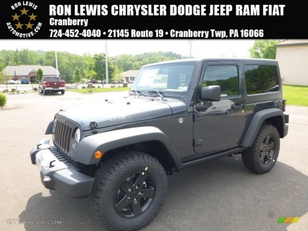2017 Wrangler Sport 4x4 - Rhino / Black photo #1
