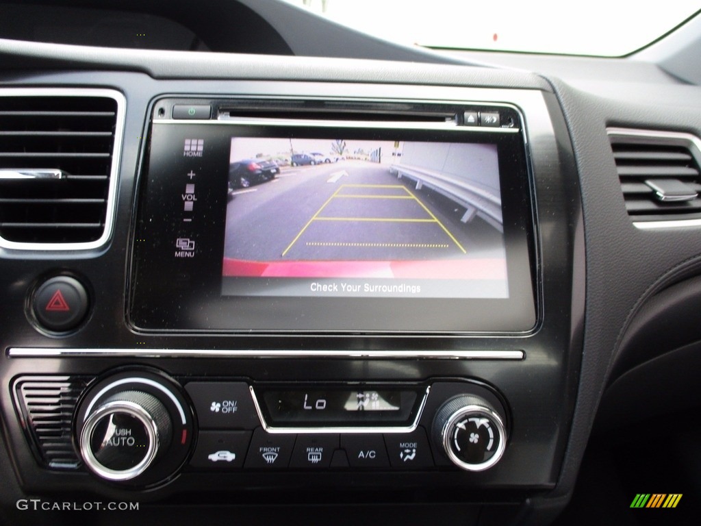 2014 Civic EX Coupe - Rallye Red / Gray photo #17