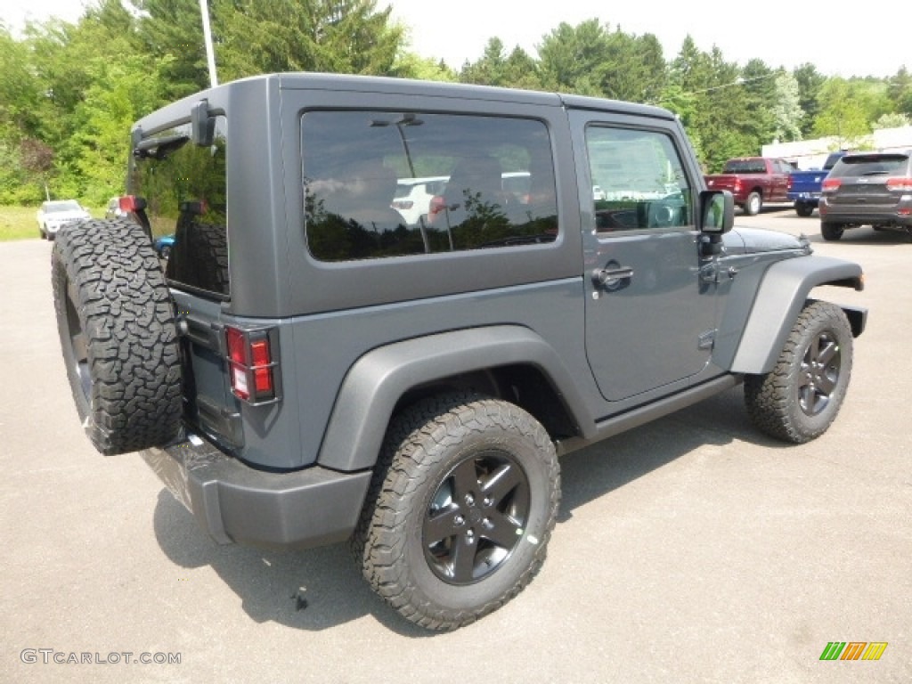 2017 Wrangler Sport 4x4 - Rhino / Black photo #5