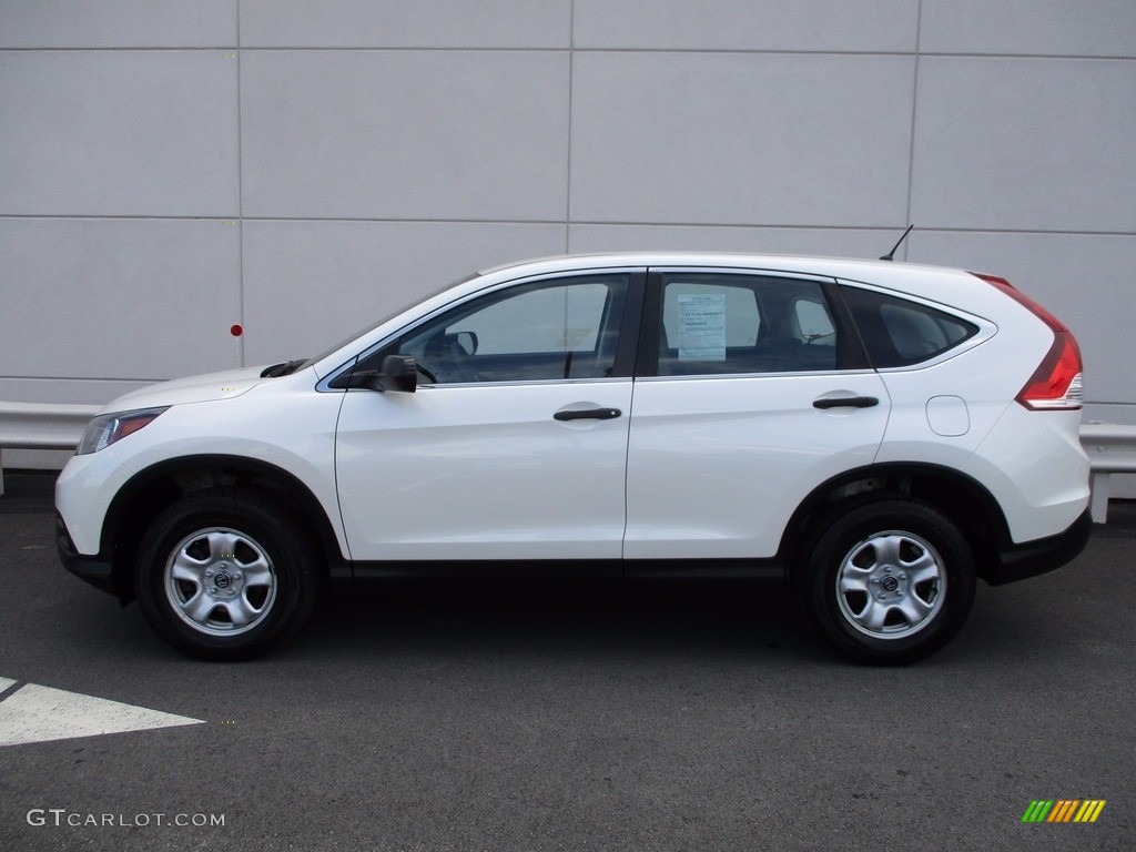 2014 CR-V LX AWD - White Diamond Pearl / Gray photo #2