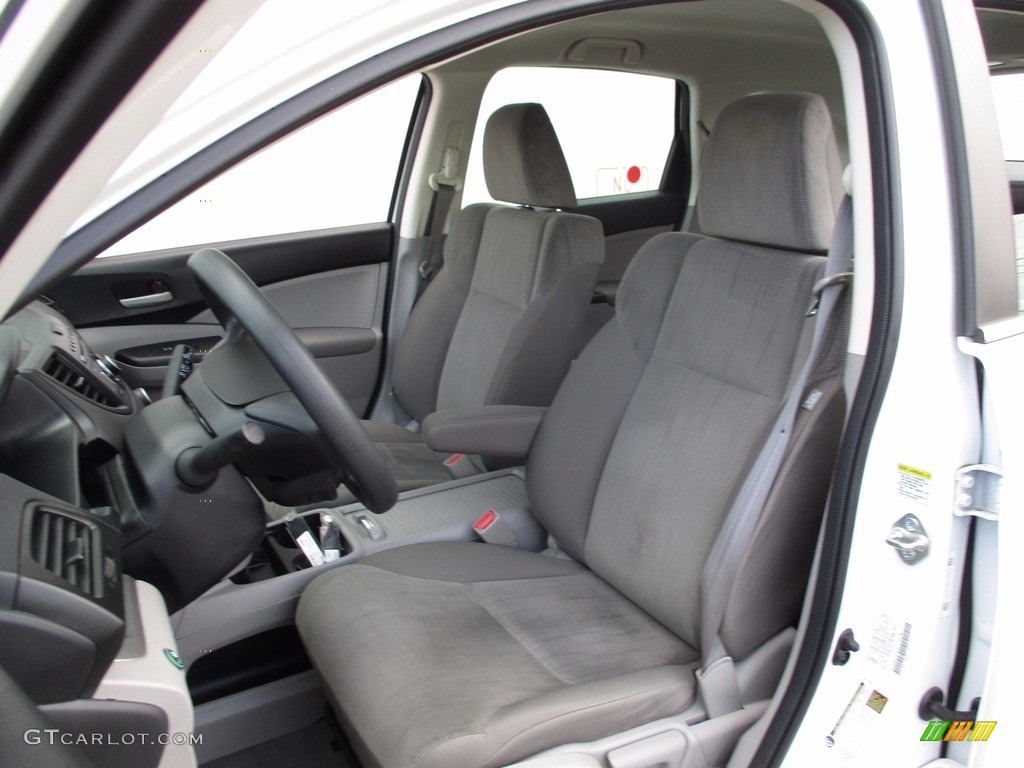 2014 CR-V LX AWD - White Diamond Pearl / Gray photo #11