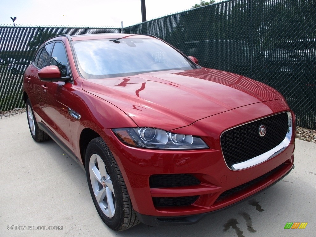 Firenze Red Metallic 2018 Jaguar F-PACE 35t AWD Premium Exterior Photo #121068546