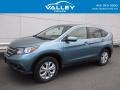 2014 Mountain Air Metallic Honda CR-V EX AWD  photo #1