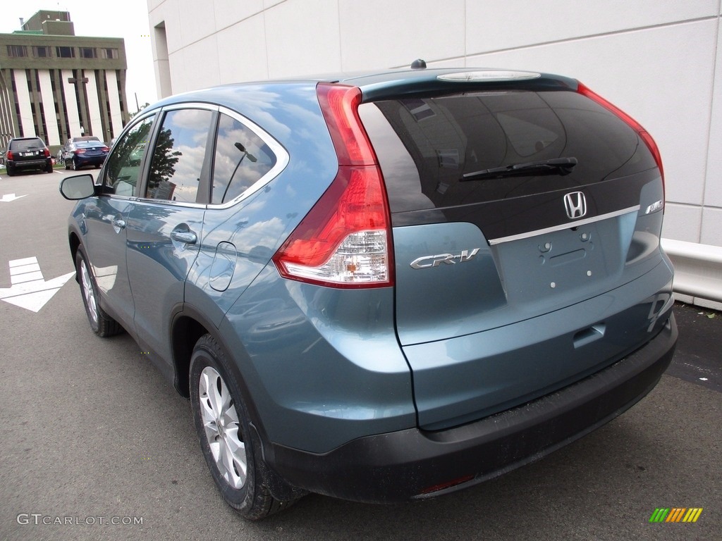 2014 CR-V EX AWD - Mountain Air Metallic / Beige photo #4