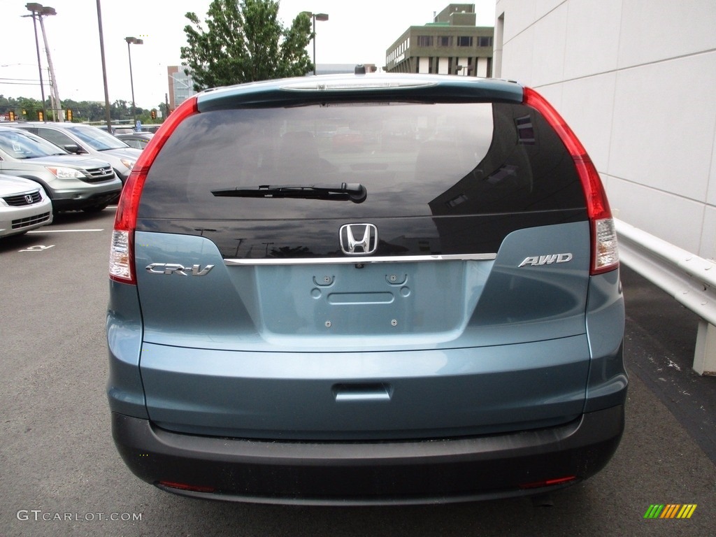 2014 CR-V EX AWD - Mountain Air Metallic / Beige photo #5