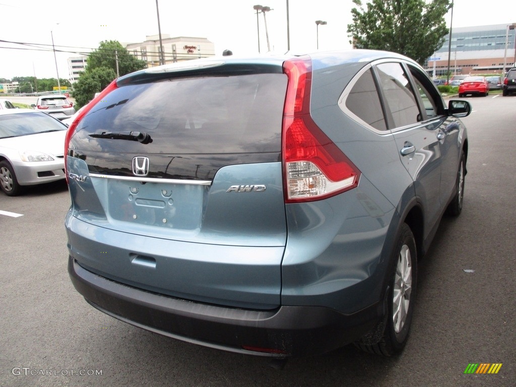 2014 CR-V EX AWD - Mountain Air Metallic / Beige photo #6