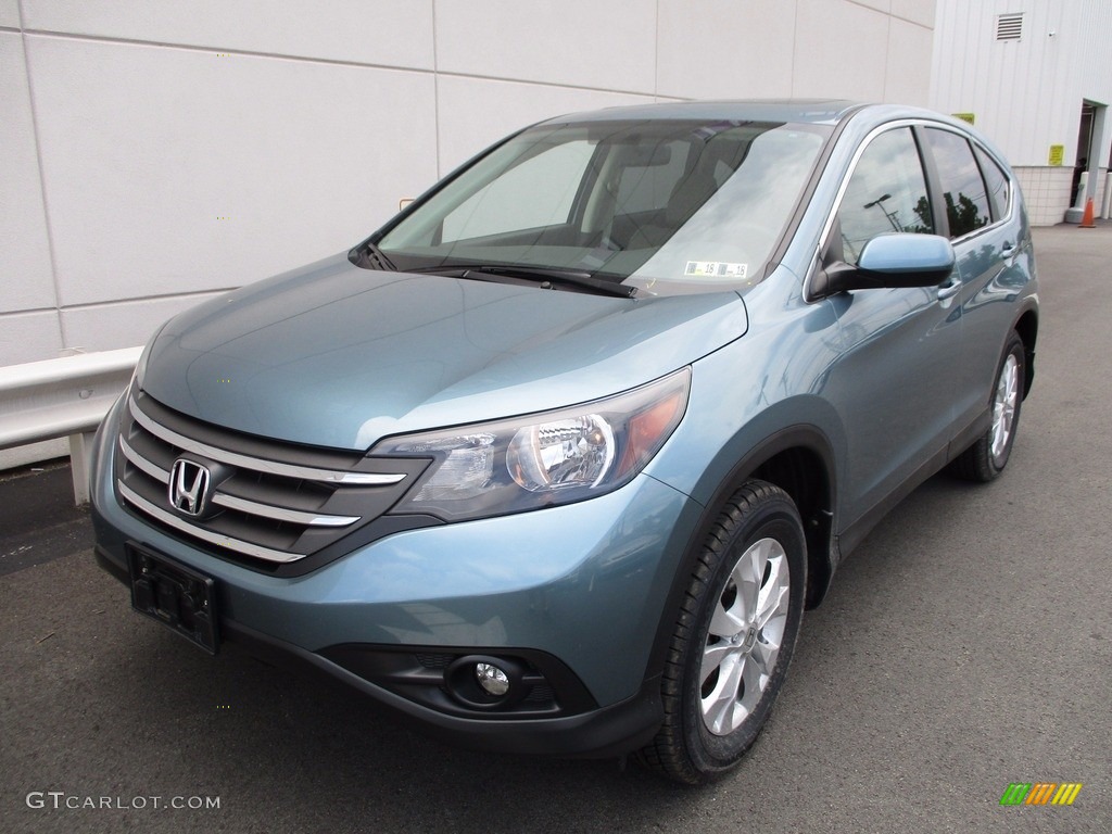 2014 CR-V EX AWD - Mountain Air Metallic / Beige photo #10