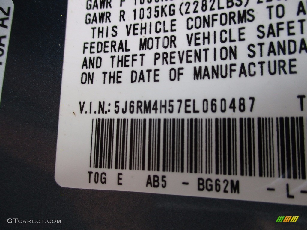 2014 CR-V EX AWD - Mountain Air Metallic / Beige photo #19