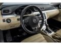 2016 Volkswagen CC Beige/Black 2 Tone Interior Dashboard Photo