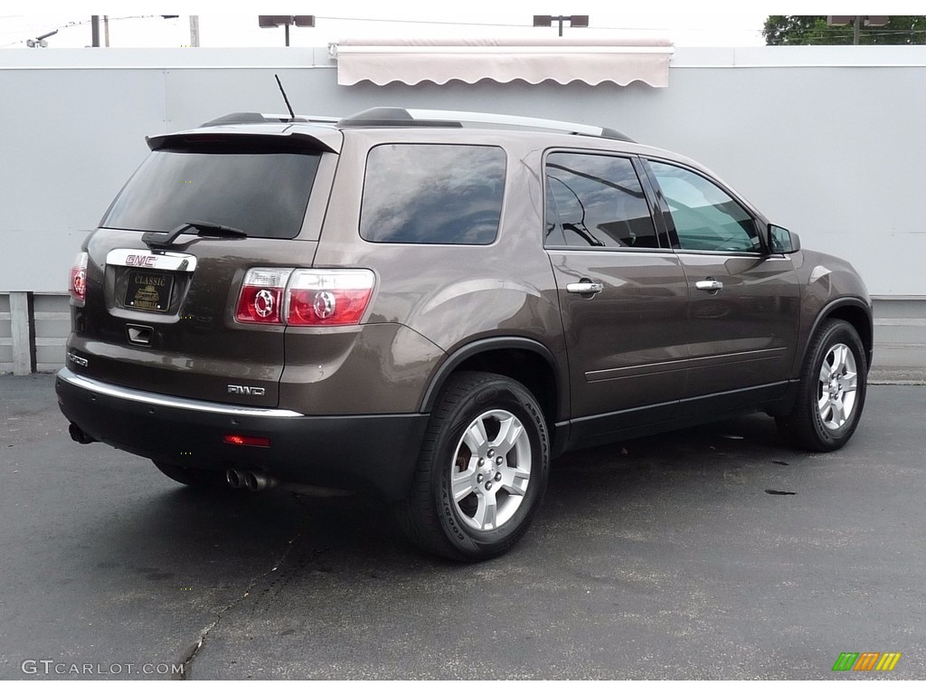 2011 Acadia SLE AWD - Medium Brown Metallic / Ebony photo #2