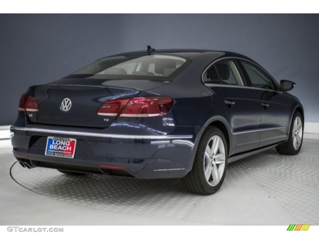 2016 CC 2.0T Sport - Night Blue Metallic / Beige/Black 2 Tone photo #30
