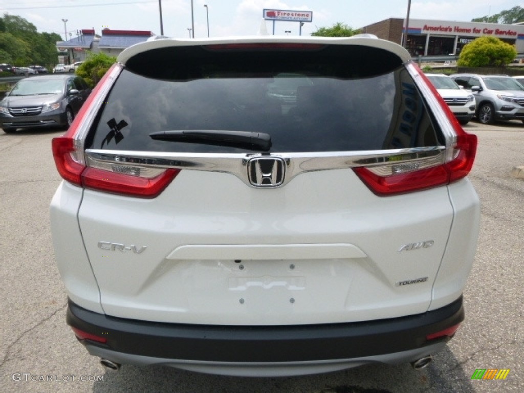 2017 CR-V Touring AWD - White Diamond Pearl / Gray photo #3