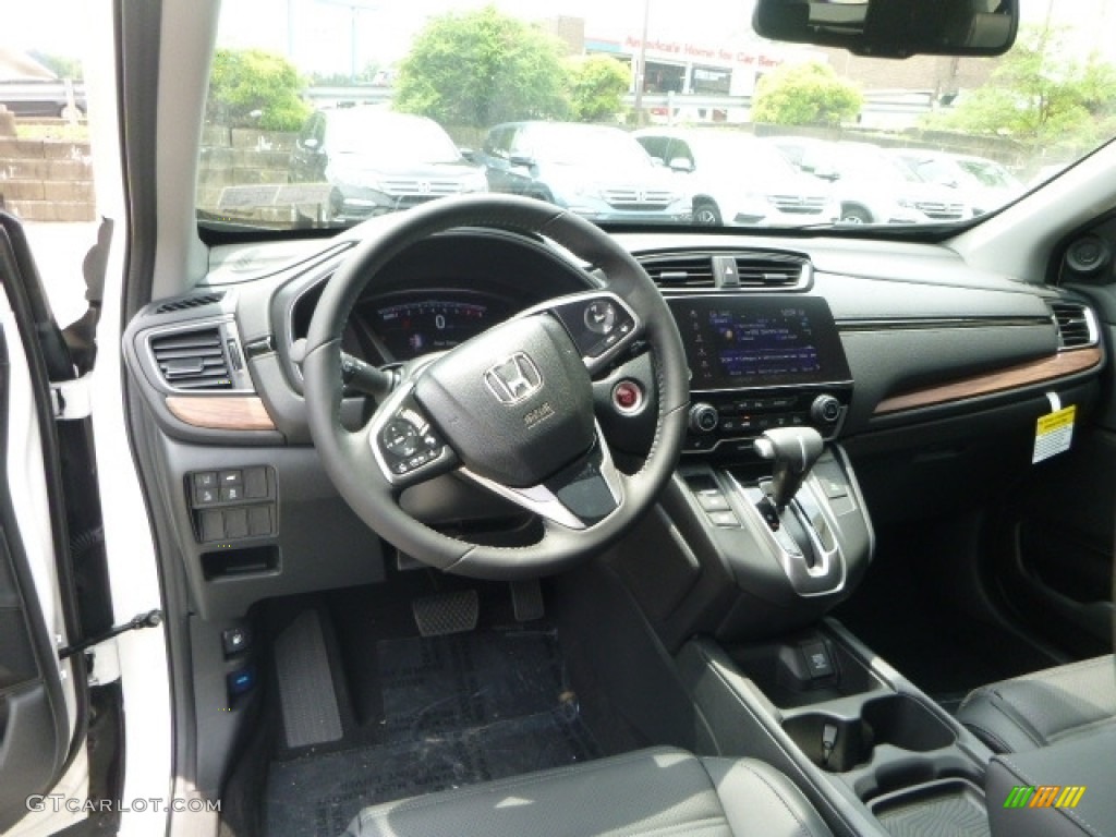 2017 CR-V Touring AWD - White Diamond Pearl / Gray photo #10