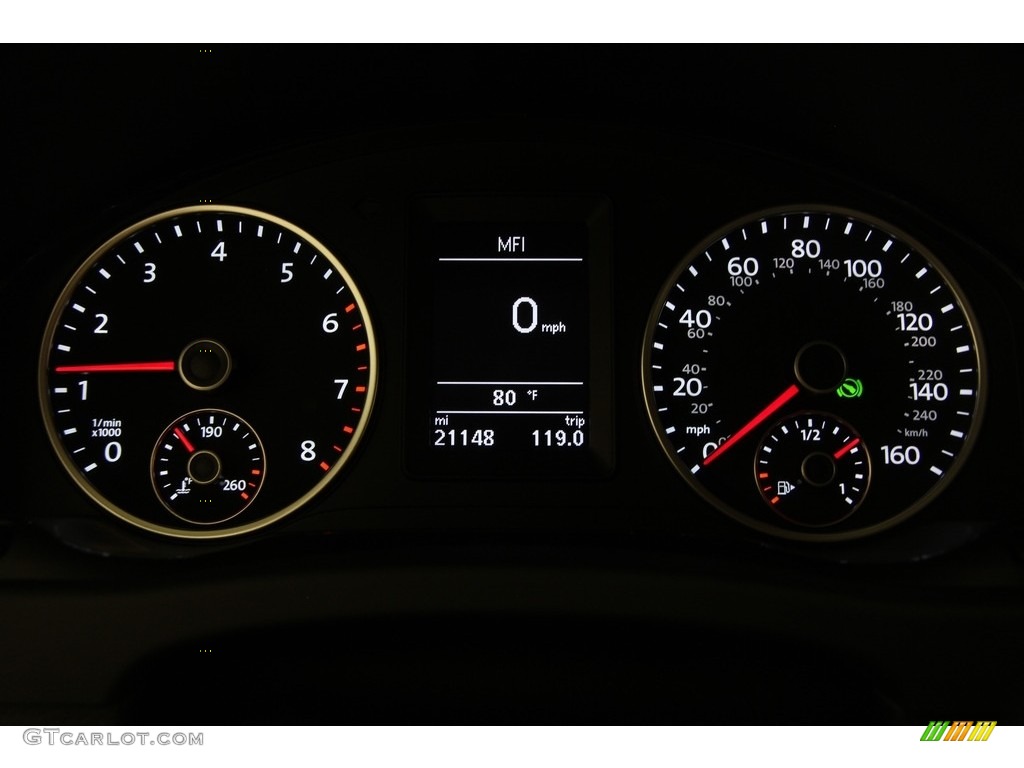 2016 Volkswagen Tiguan S 4MOTION Gauges Photo #121073092