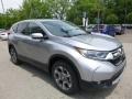 2017 Lunar Silver Metallic Honda CR-V EX AWD  photo #5