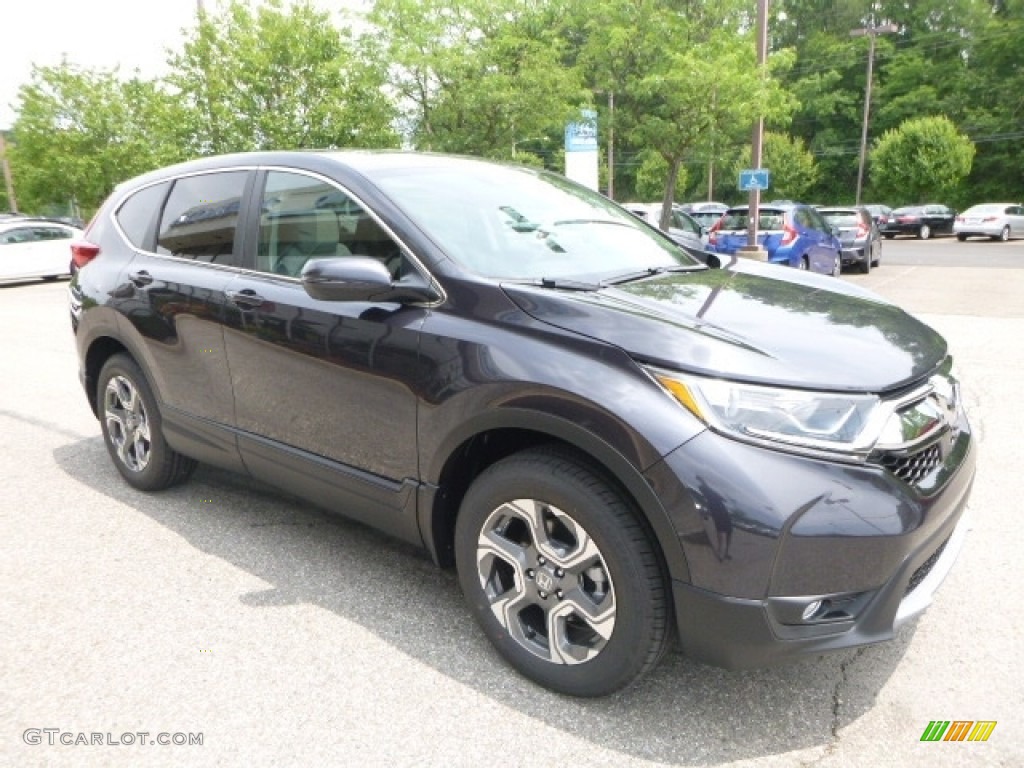 2017 CR-V EX AWD - Crystal Black Pearl / Gray photo #5