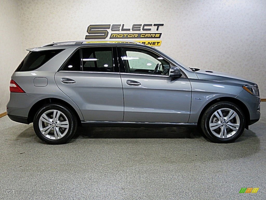 2012 ML 350 4Matic - Palladium Silver Metallic / Almond Beige photo #4