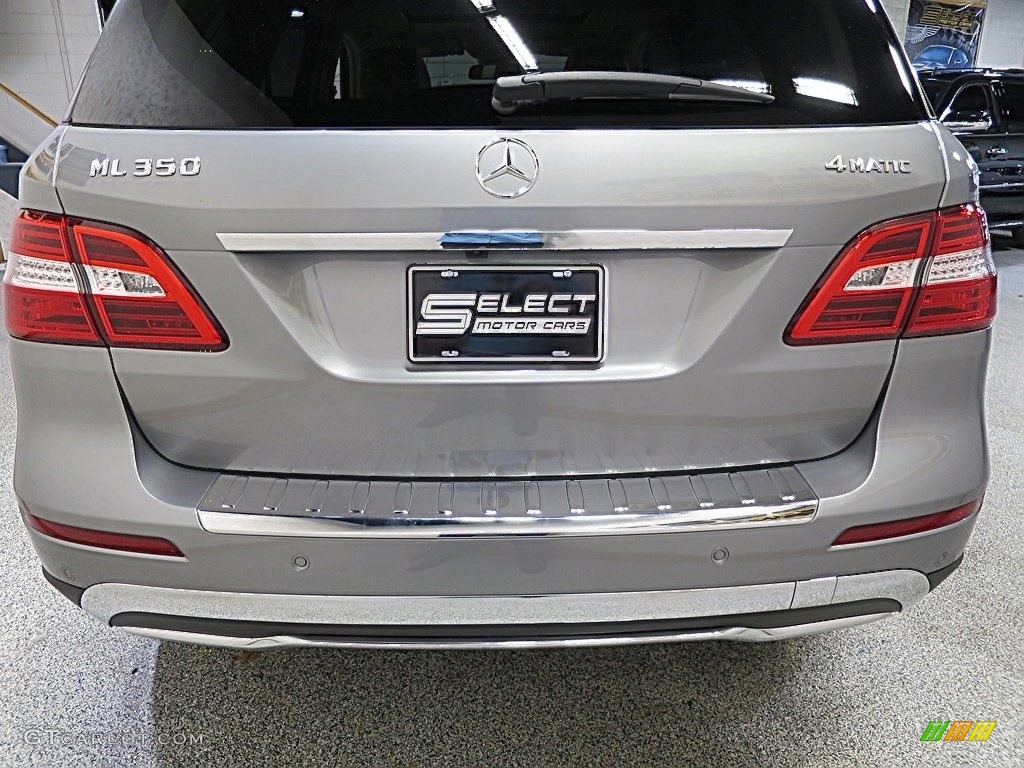 2012 ML 350 4Matic - Palladium Silver Metallic / Almond Beige photo #5