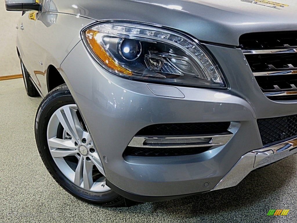 2012 ML 350 4Matic - Palladium Silver Metallic / Almond Beige photo #6