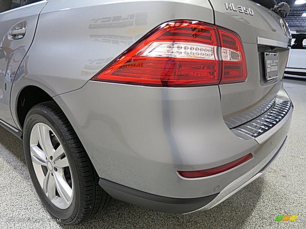 2012 ML 350 4Matic - Palladium Silver Metallic / Almond Beige photo #8