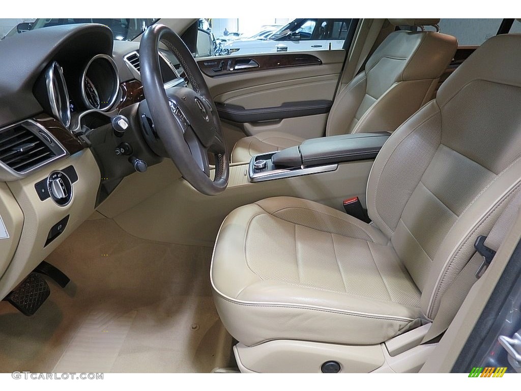 2012 ML 350 4Matic - Palladium Silver Metallic / Almond Beige photo #14