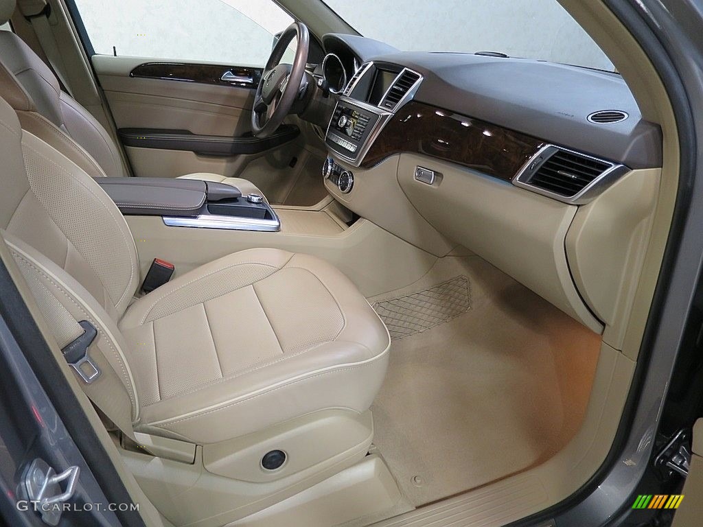 2012 ML 350 4Matic - Palladium Silver Metallic / Almond Beige photo #15