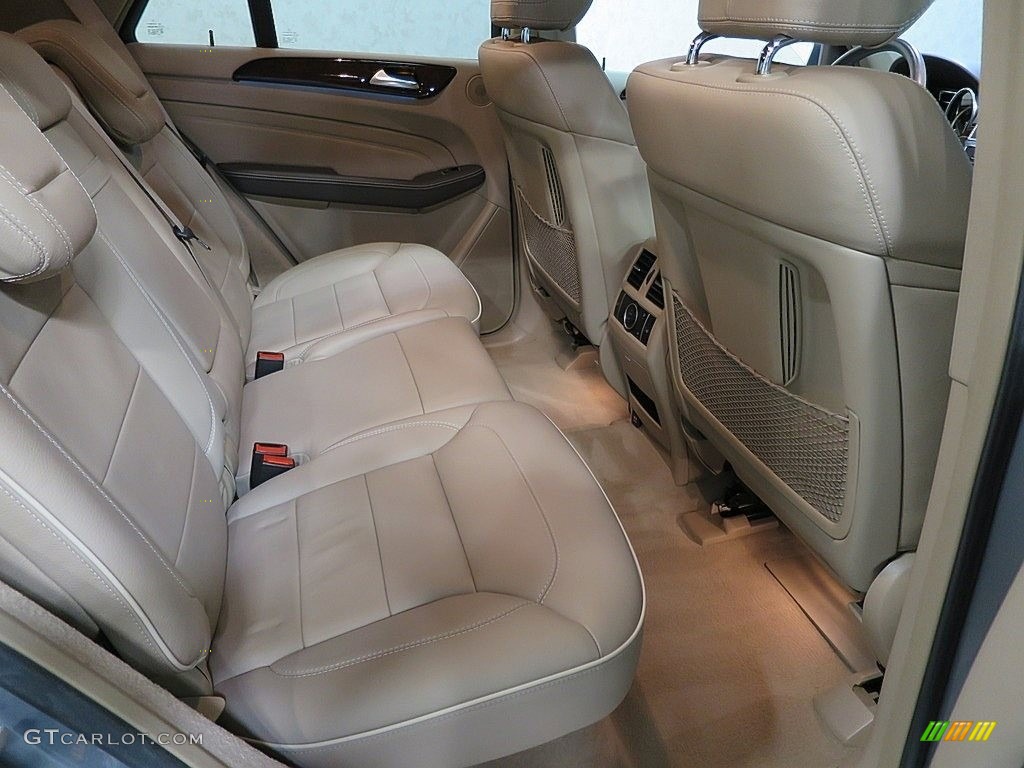 2012 ML 350 4Matic - Palladium Silver Metallic / Almond Beige photo #16