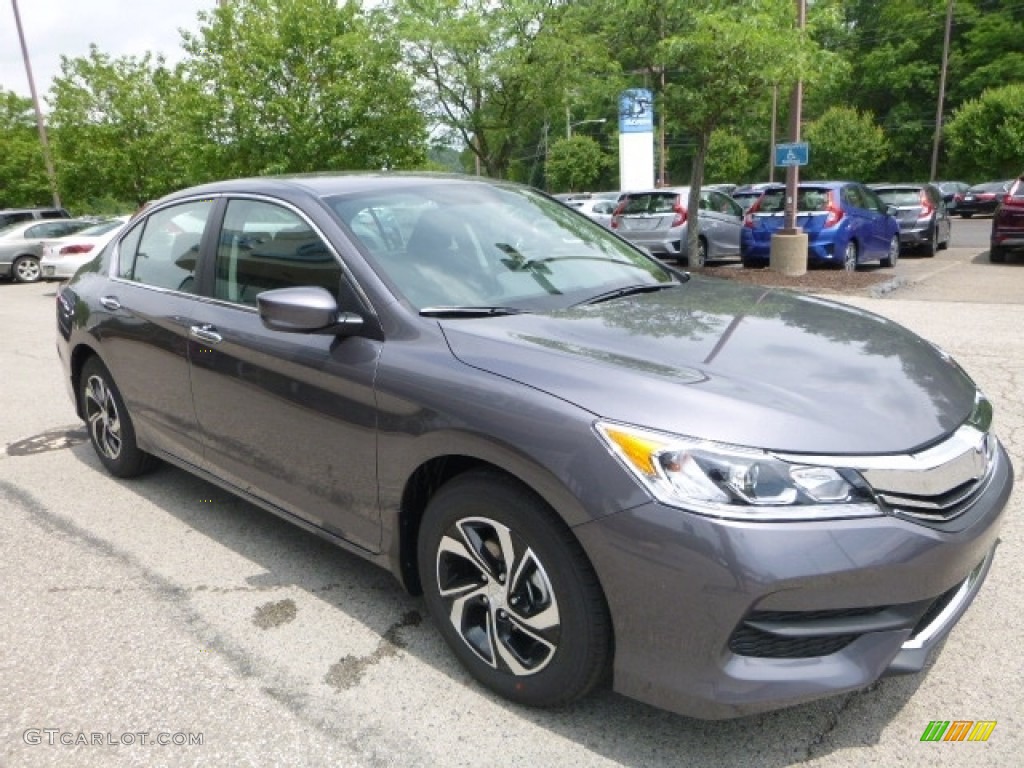 2017 Accord LX Sedan - Modern Steel Metallic / Black photo #5