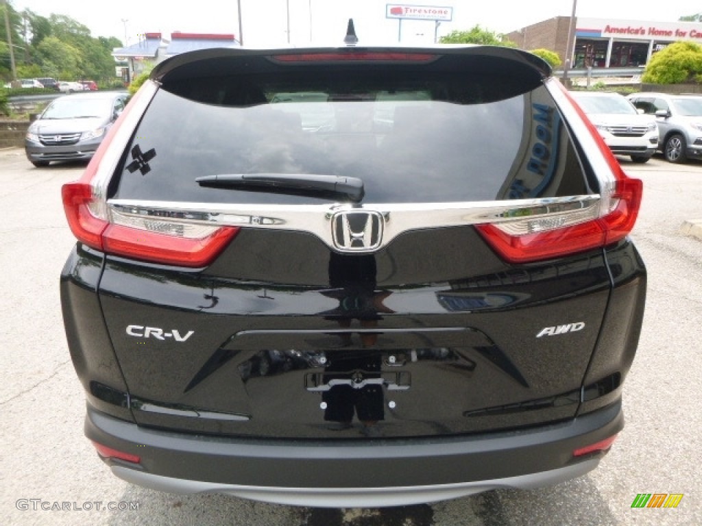 2017 CR-V EX-L AWD - Crystal Black Pearl / Black photo #3