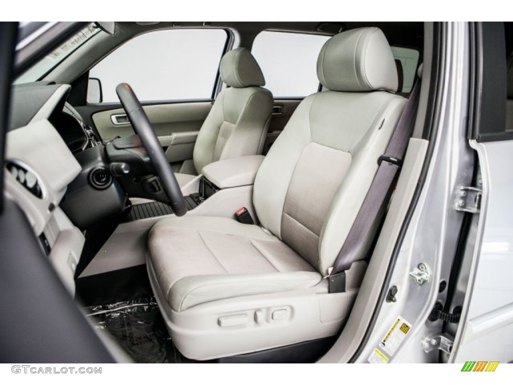 2015 Pilot EX - Alabaster Silver Metallic / Gray photo #16