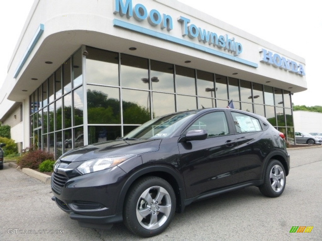 2017 HR-V LX AWD - Crystal Black Pearl / Black photo #1