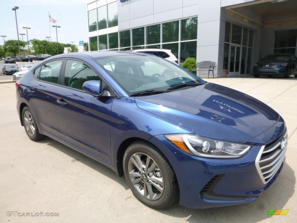 2017 Elantra SE - Lakeside Blue / Gray photo #3