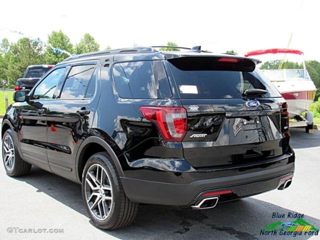 2017 Explorer Sport 4WD - Shadow Black / Ebony Black photo #3